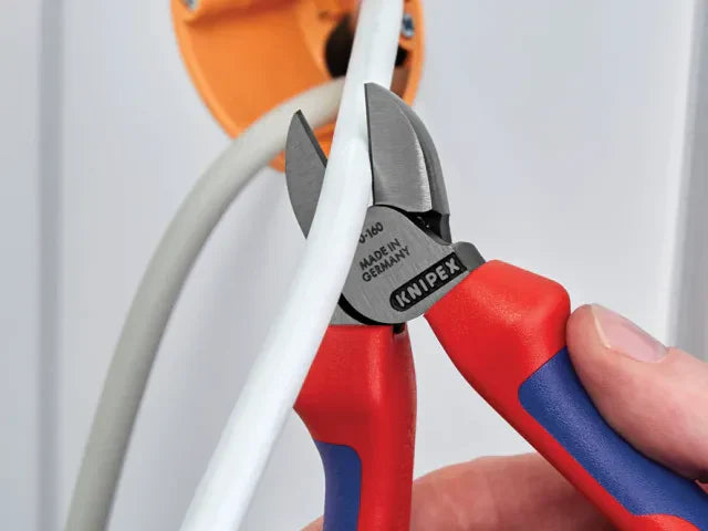 Knipex 70 02 Diagonal Cutters 160mm Multi-Component Grip Induction Hardened