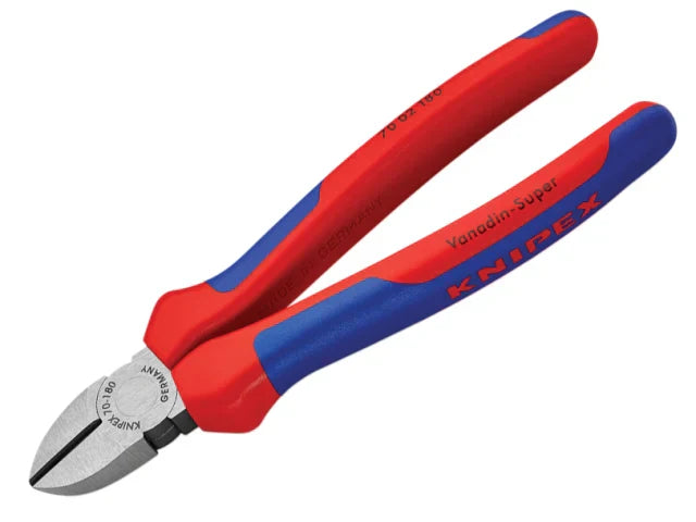 Knipex 70 02 Diagonal Cutters 180mm Multi-Component Grip Induction Hardened