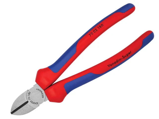 Knipex 70 02 Diagonal Cutters 180mm Multi-Component Grip Induction Hardened
