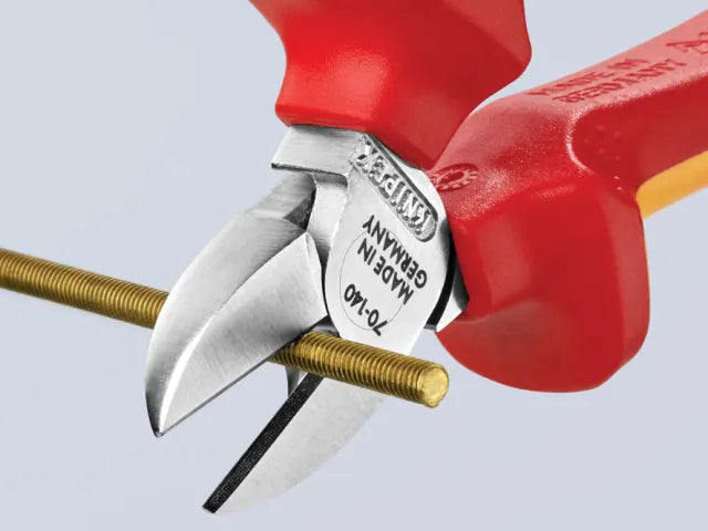 Knipex VDE Diagonal Cutter 140mm Multi-Component Grips Induction Hardened