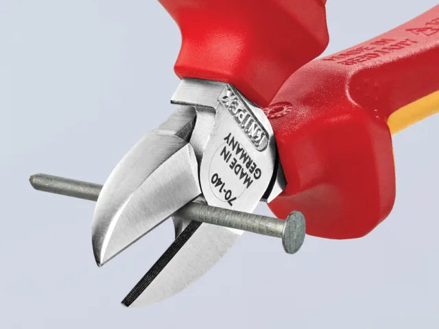 Knipex VDE Diagonal Cutter 140mm Multi-Component Grips Induction Hardened