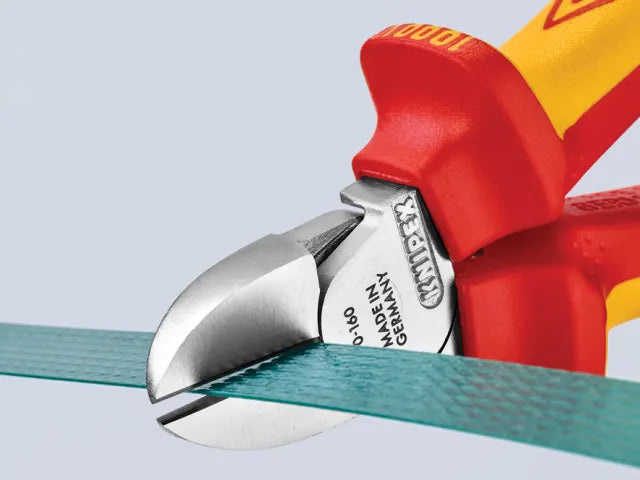 Knipex VDE Diagonal Cutter 160mm Multi-Component Grips Induction Hardened