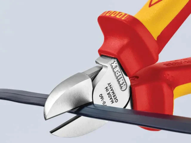 Knipex VDE Diagonal Cutter 160mm Multi-Component Grips Induction Hardened