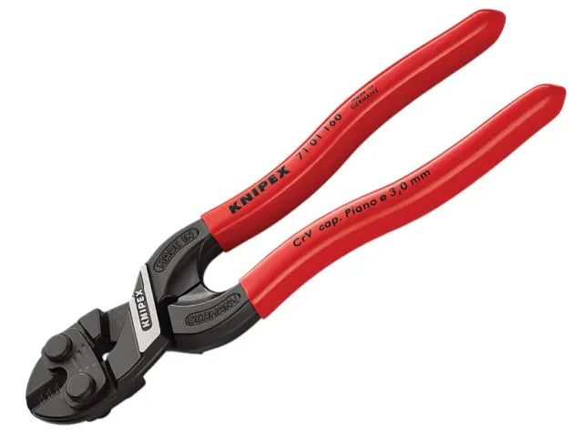 Knipex CoBolt S Compact Bolt Cutters 160mm PVC Grip Heavy-Duty Steel