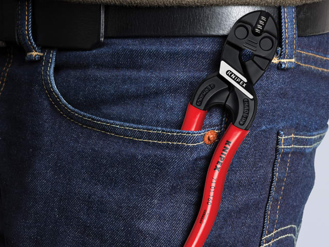 Knipex CoBolt S Compact Bolt Cutters 160mm PVC Grip Heavy-Duty Steel