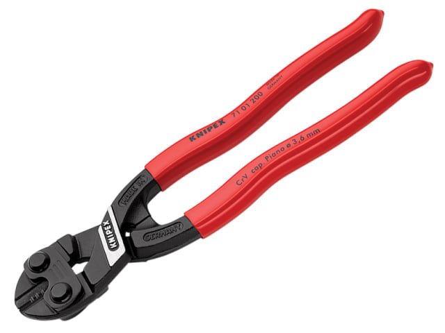 Knipex CoBolt Compact Bolt Cutters 200mm PVC Grip Low Effort High Performance