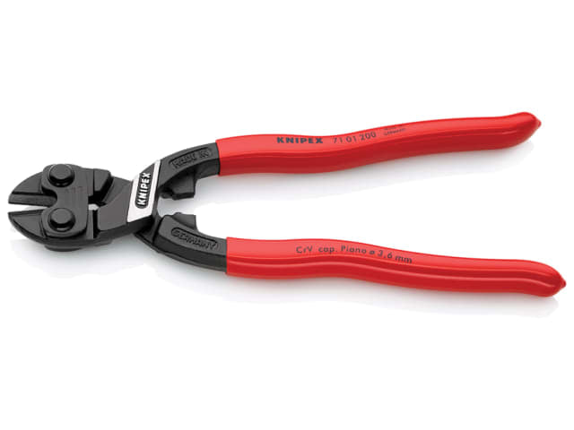 Knipex CoBolt Compact Bolt Cutters 200mm PVC Grip Low Effort High Performance