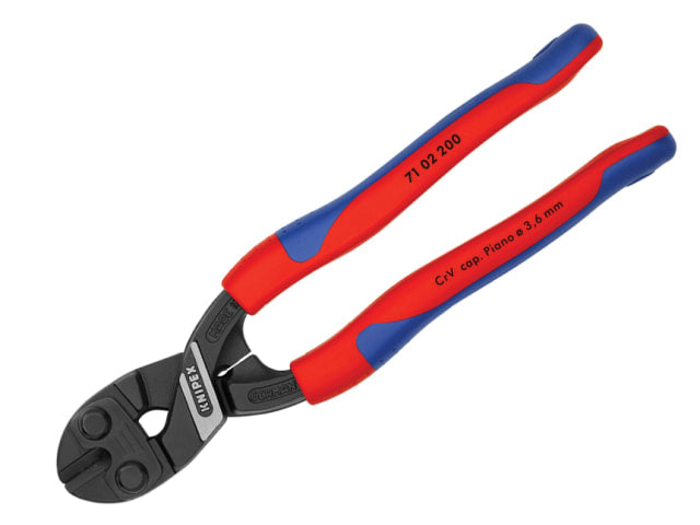Knipex CoBolt Compact Bolt Cutters 200mm Multi-Component Grip 71 Series