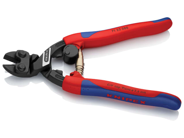 Knipex CoBolt Compact Bolt Cutters 200mm 20Â° Head Multi-Component Grip