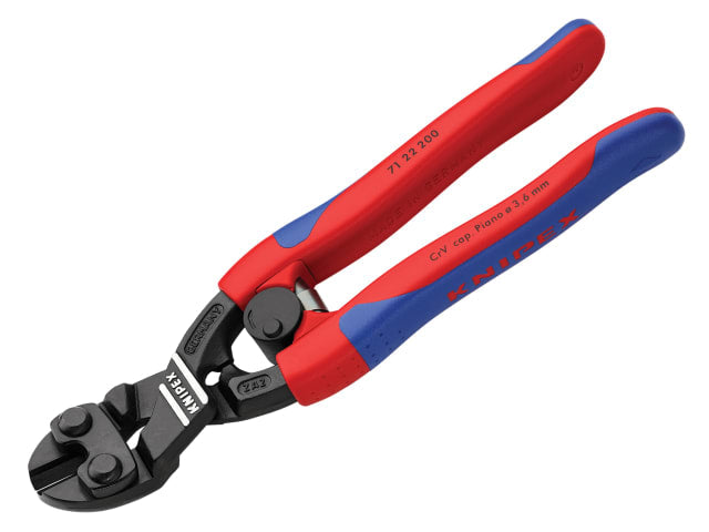 Knipex CoBolt Compact Bolt Cutters 200mm 20Â° Head Multi-Component Grip