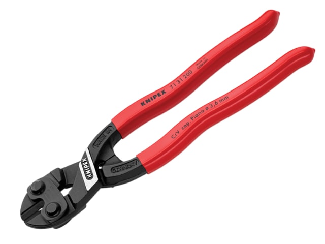 Knipex CoBolt Compact Bolt Cutters 200mm PVC Grip Low Effort Cutting Tool