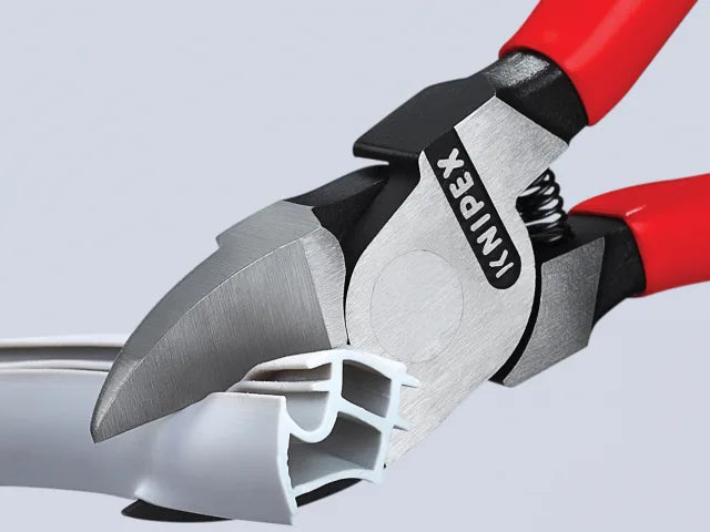 Knipex 72 01 Diagonal Cutters 160mm PVC Grip for Flush Cutting Plastics