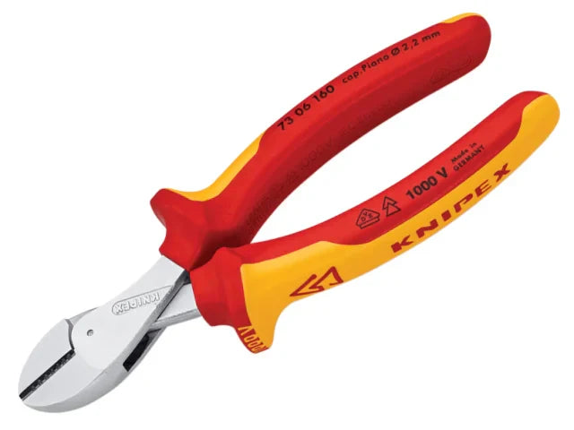 Knipex VDE X-Cut 160mm Diagonal Cutter Multi-Component Grips Precision Tool