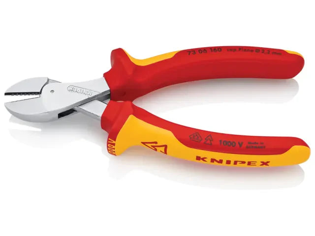 Knipex VDE X-Cut 160mm Diagonal Cutter Multi-Component Grips Precision Tool