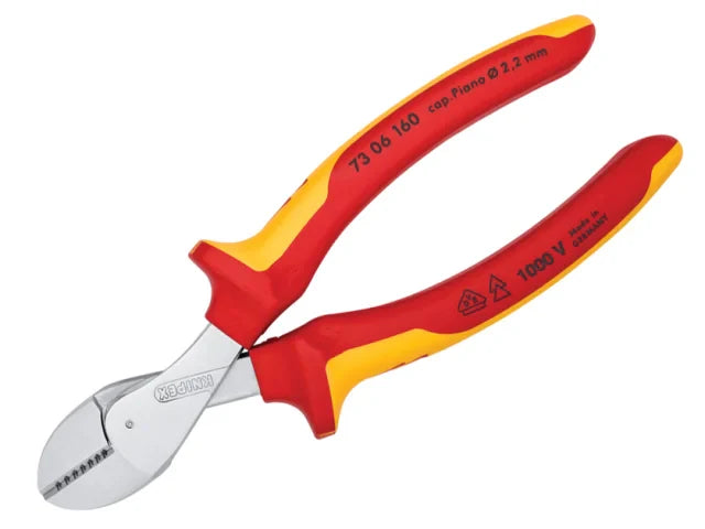 Knipex VDE X-Cut 160mm Diagonal Cutter Multi-Component Grips Precision Tool