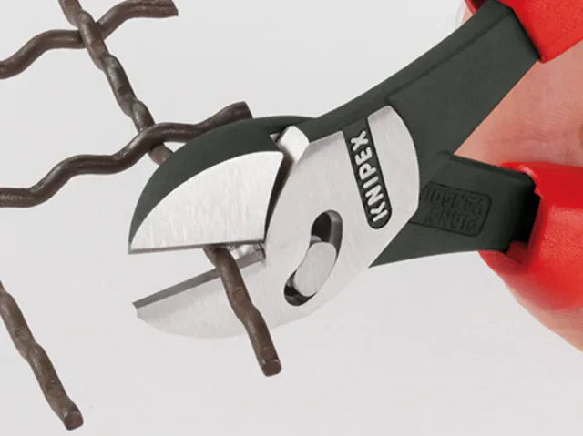 Knipex TwinForce Diagonal Cutters 180mm Multi-Component Grip High Precision