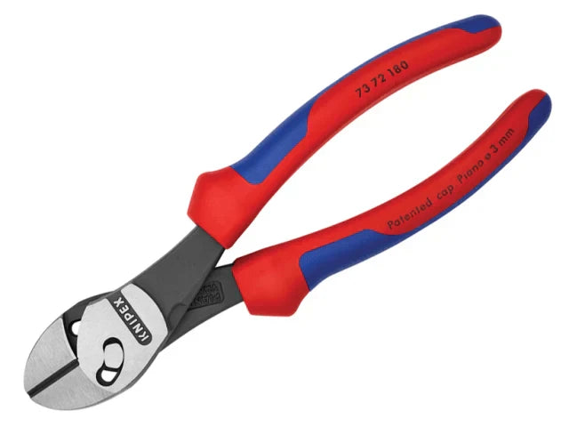 Knipex TwinForce Diagonal Cutters 180mm Multi-Component Grip High Precision