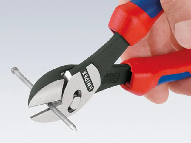 Knipex TwinForce Diagonal Cutters 180mm Multi-Component Grip High Precision