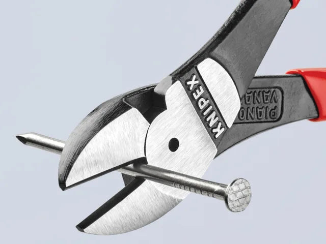 Knipex High Leverage Diagonal Cutters 160mm PVC Grips Heavy-Duty Steel