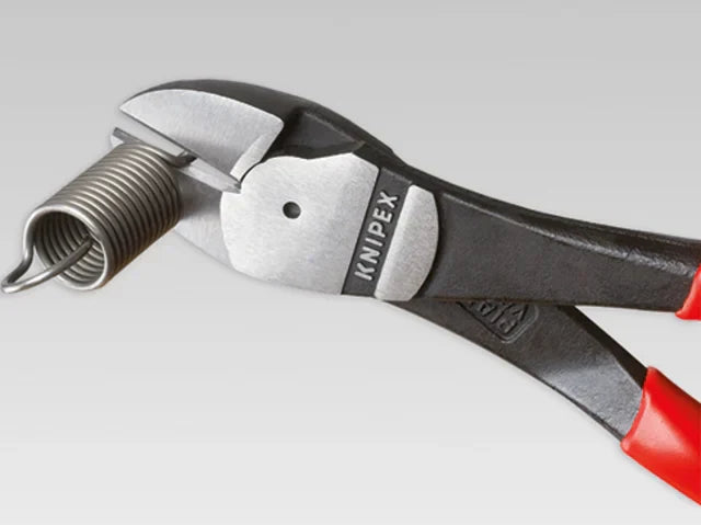 Knipex High Leverage Diagonal Cutters 200mm PVC Grip Heavy-Duty Steel