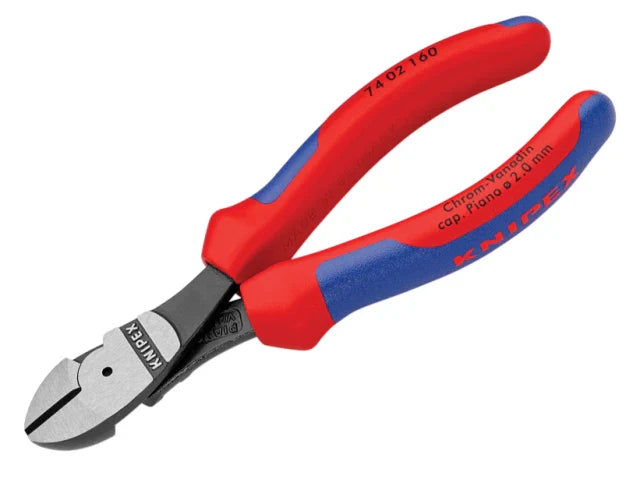 Knipex High Leverage Diagonal Cutters 160mm Multi-Component Grip Heavy Duty