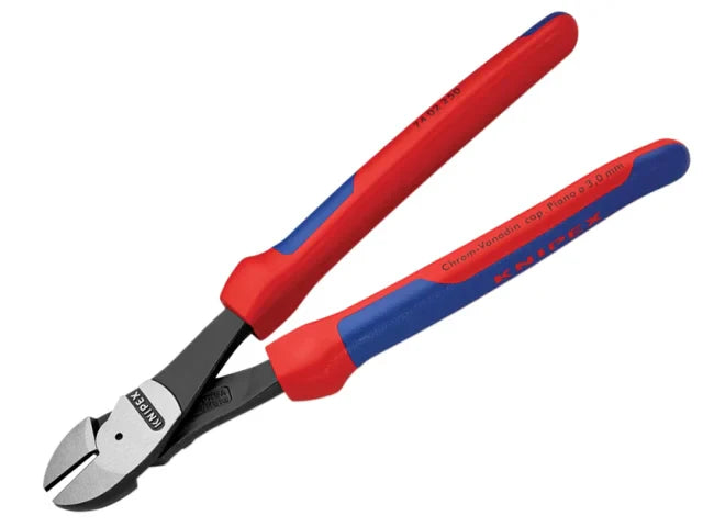 Knipex High Leverage Diagonal Cutters 250mm Multi-Component Grip Heavy Duty