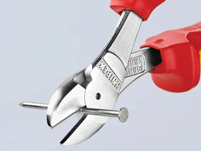 Knipex VDE High Leverage Diagonal Cutter 160mm Insulated 1000V Cutting Tool