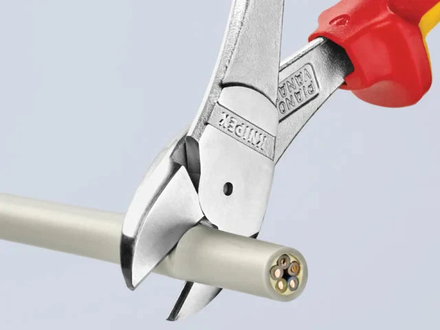 Knipex VDE High Leverage Diagonal Cutter 200mm Multi-Component Grips 10kV