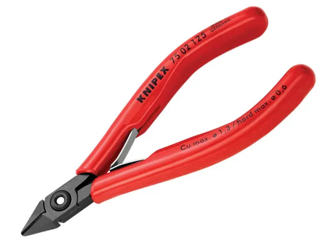 Knipex 75 02 Electronics Diagonal Cutter 125mm PVC Grip Precision Tool