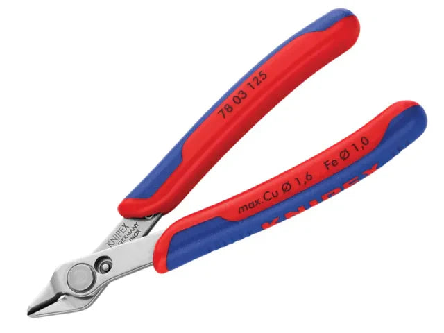 Knipex Electronic Super Knips 125mm Precision Cutters with Ergonomic Grip