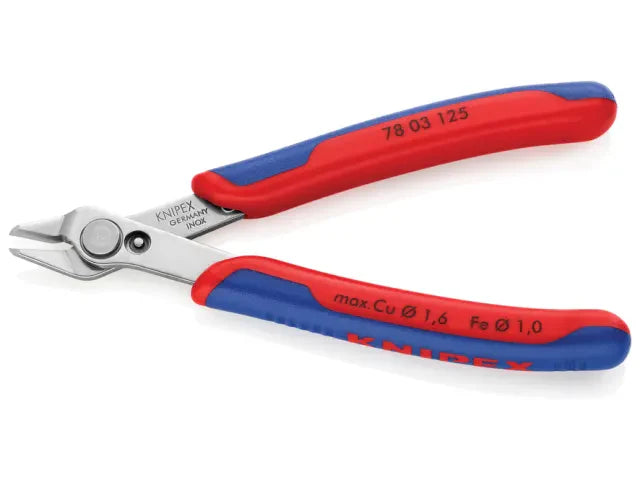 Knipex Electronic Super Knips 125mm Precision Cutters with Ergonomic Grip