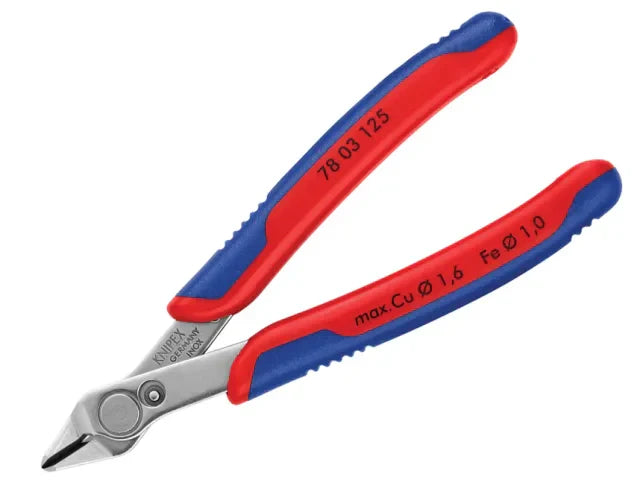 Knipex Electronic Super Knips 125mm Precision Cutters with Ergonomic Grip