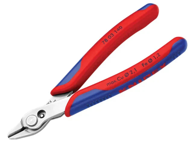 Knipex XL Electronic Super Knips 140mm Precision Wire Cutters Ergonomic Grips