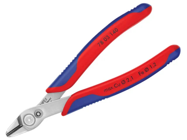 Knipex XL Electronic Super Knips 140mm Precision Wire Cutters Ergonomic Grips