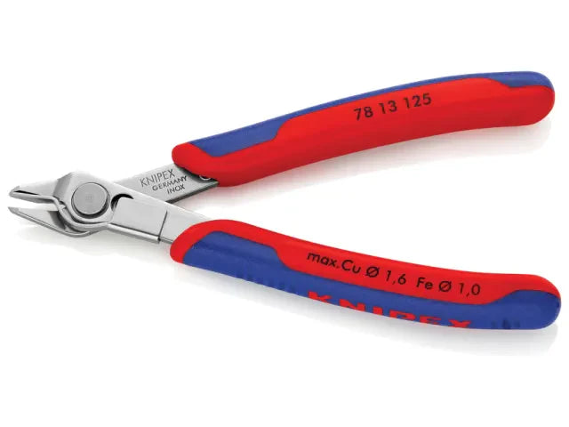 Knipex Electronic Super Knips 125mm with Lead Catcher and Multi-Component Grip