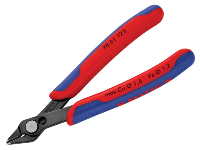 Knipex Electronic Super Knips 125mm Precision Cutters -Fibre Optic & Electronics