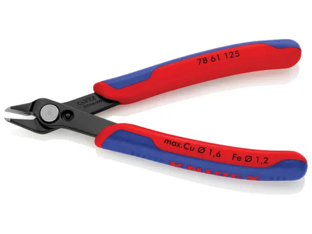 Knipex Electronic Super Knips 125mm Precision Cutters -Fibre Optic & Electronics