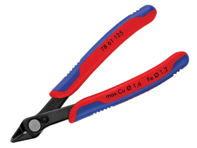 Knipex Electronic Super Knips 125mm Precision Cutters -Fibre Optic & Electronics