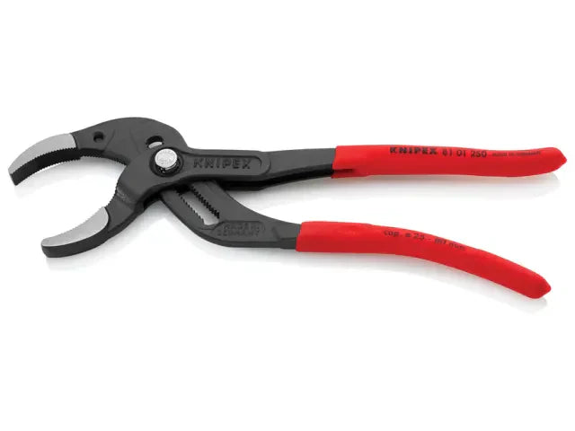 Knipex 81 Series Plastic Pipe Grip Pliers 250mm 25 Adjustments Black Finish
