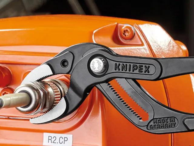 Knipex 81 Series Plastic Pipe Grip Pliers 250mm 25 Adjustments Black Finish