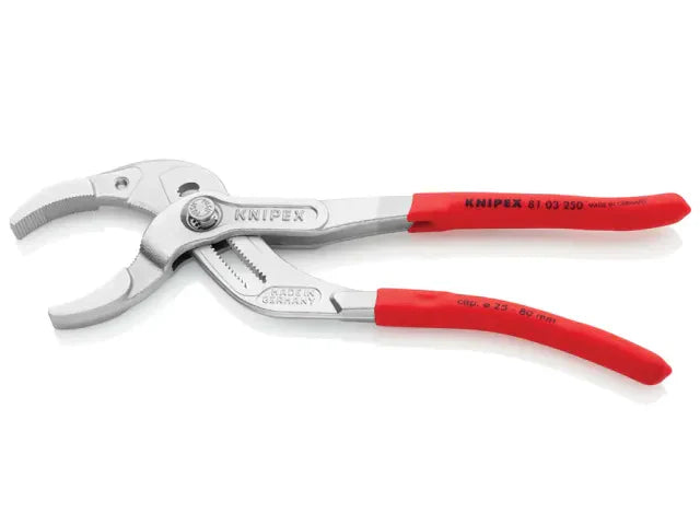 Knipex 81 03 250 SB Chrome Plastic Pipe Grip Pliers 250mm 25 Adjustments
