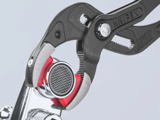 Knipex 81 Series Plastic Pipe Grip Pliers 250mm Black Jaws 25 Adjustments