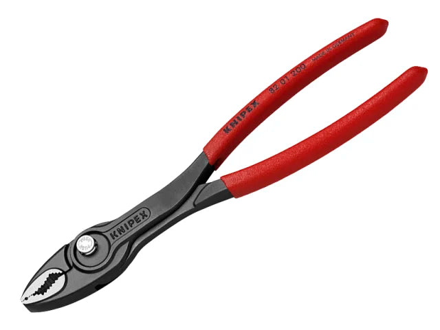 Knipex TwinGrip Slip Joint Pliers 200mm PVC Grip High-Grip Adjustable Tool