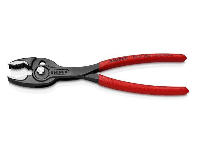 Knipex TwinGrip Slip Joint Pliers 200mm PVC Grip High-Grip Adjustable Tool