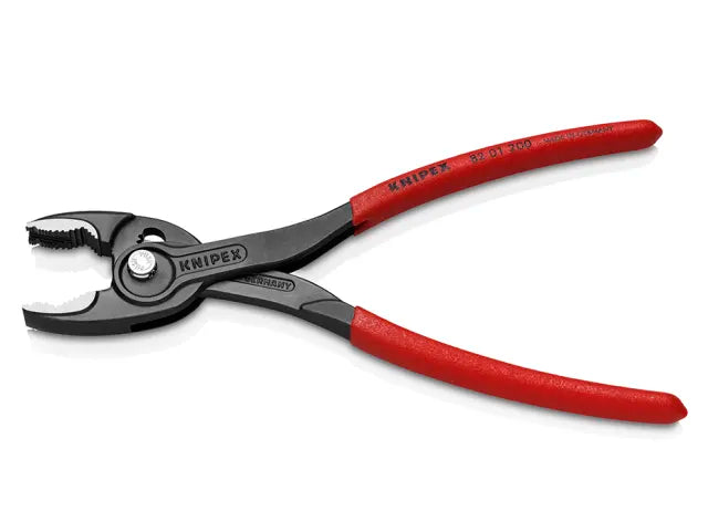Knipex TwinGrip Slip Joint Pliers 200mm PVC Grip High-Grip Adjustable Tool