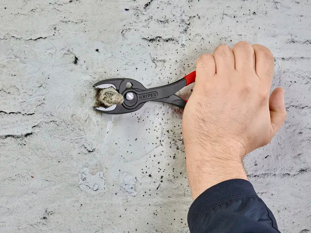 Knipex TwinGrip Slip Joint Pliers 200mm PVC Grip High-Grip Adjustable Tool