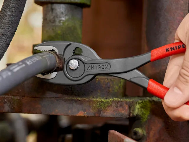 Knipex TwinGrip Slip Joint Pliers 200mm PVC Grip High-Grip Adjustable Tool
