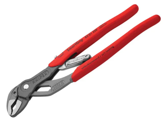 Knipex SmartGrip Water Pump Pliers 250mm PVC Grip Automatic Adjustment
