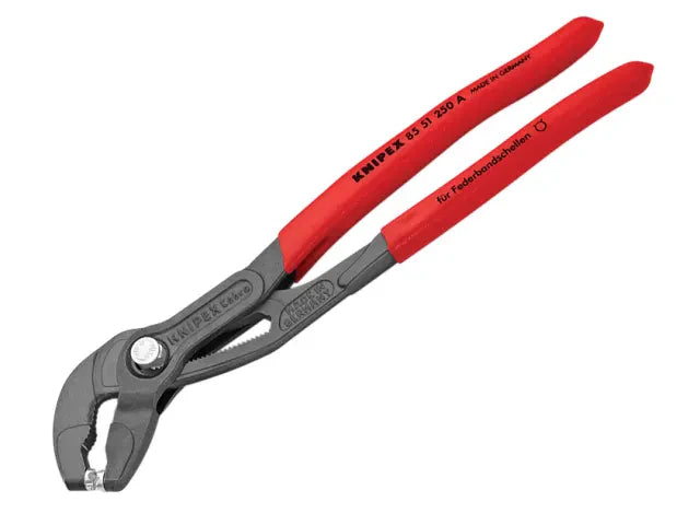Knipex 250mm Spring Hose Clamp Pliers with Quick-Set Adjustment Tool