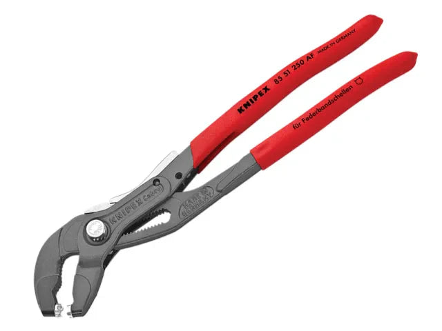 Knipex 85 Series Spring Hose Clamp Pliers 250mm with Locking Device